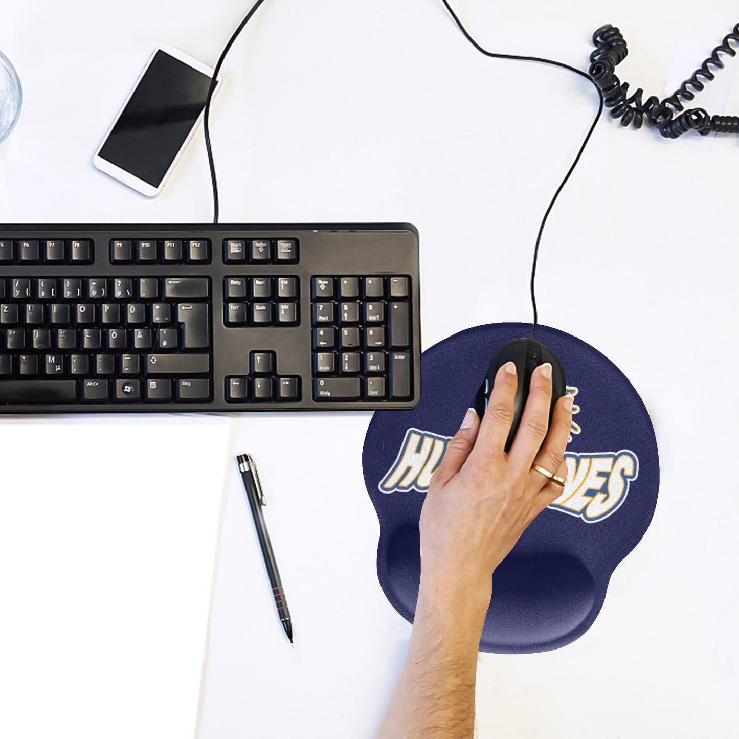 Mouse Pad with Wrist Rest Support